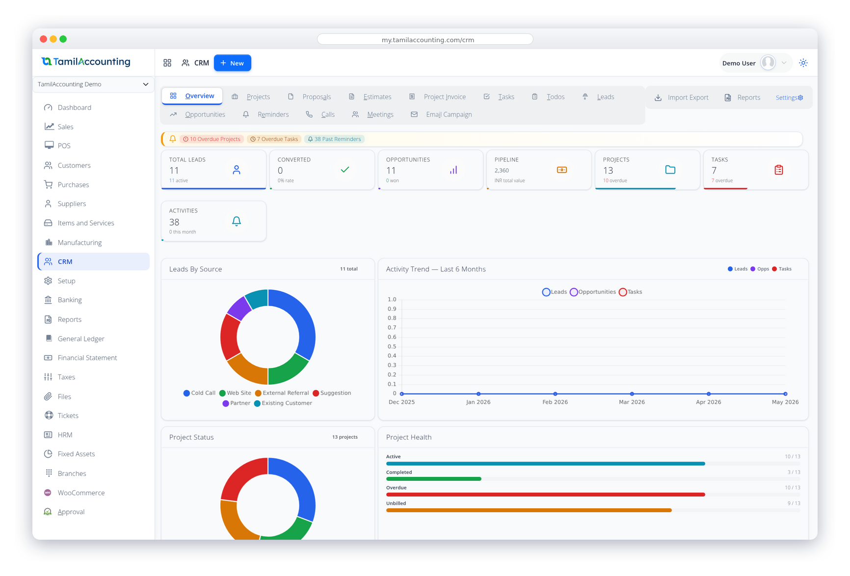CRM and Project Management