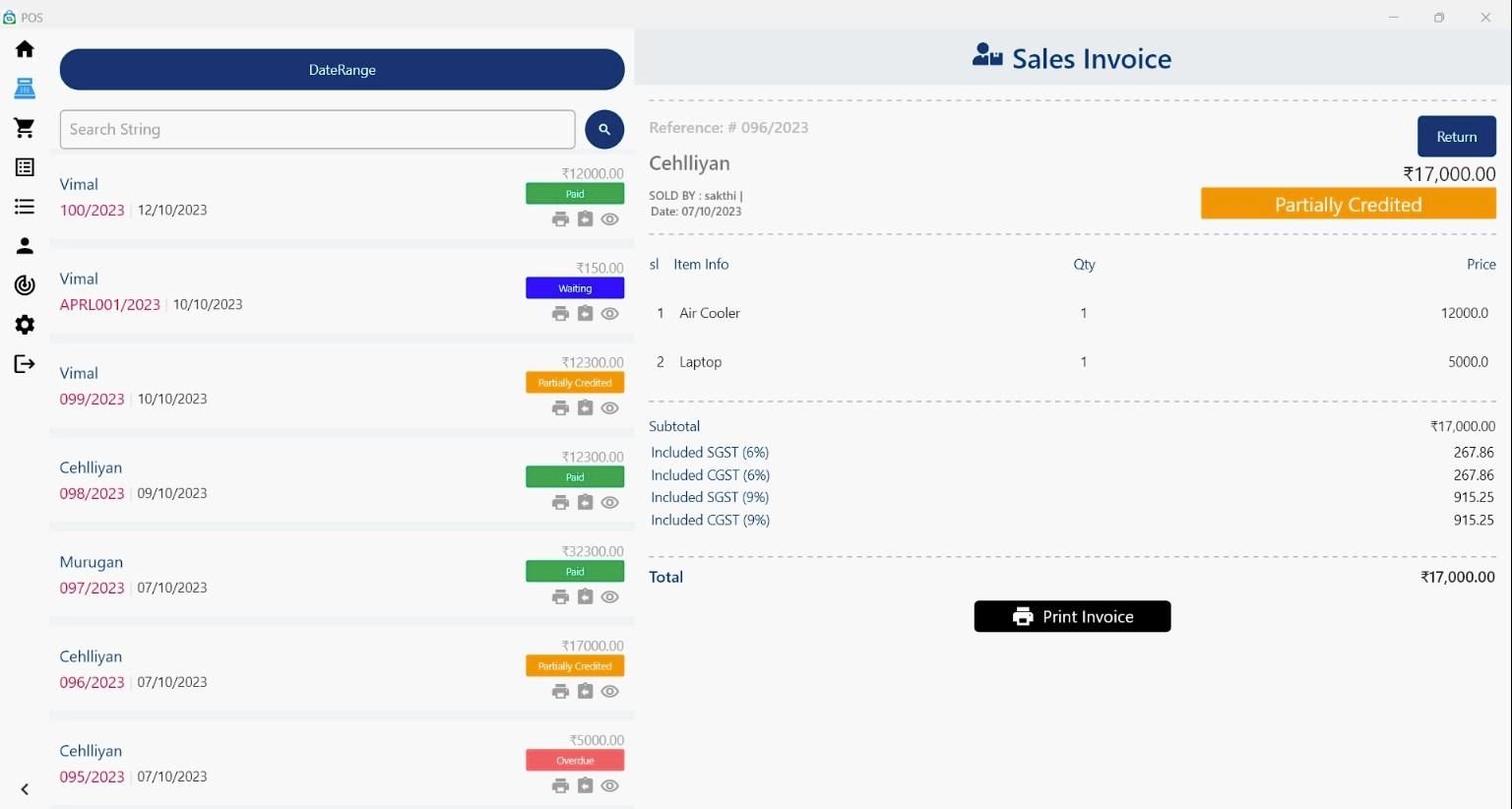 Windows POS Software